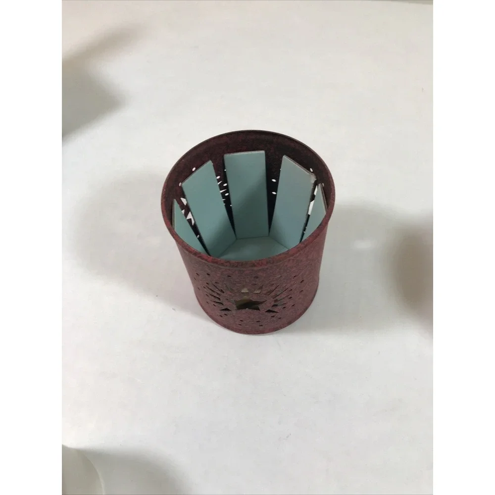 Partylite Early American Look Candle Holders Set Red - Picture 5 of 8